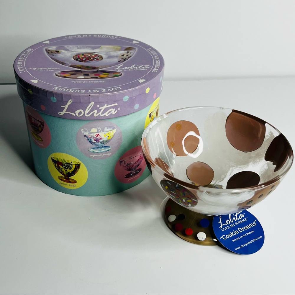Lolita Cookie Dreams Sundae Dish Bowl With Box